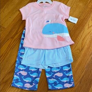Carter's Girl’s 3pcs Pajama Set 18M